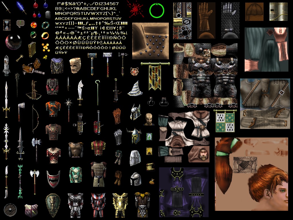 Sample sprites and textures